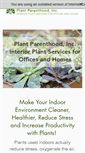 Mobile Screenshot of plantparenthood.net